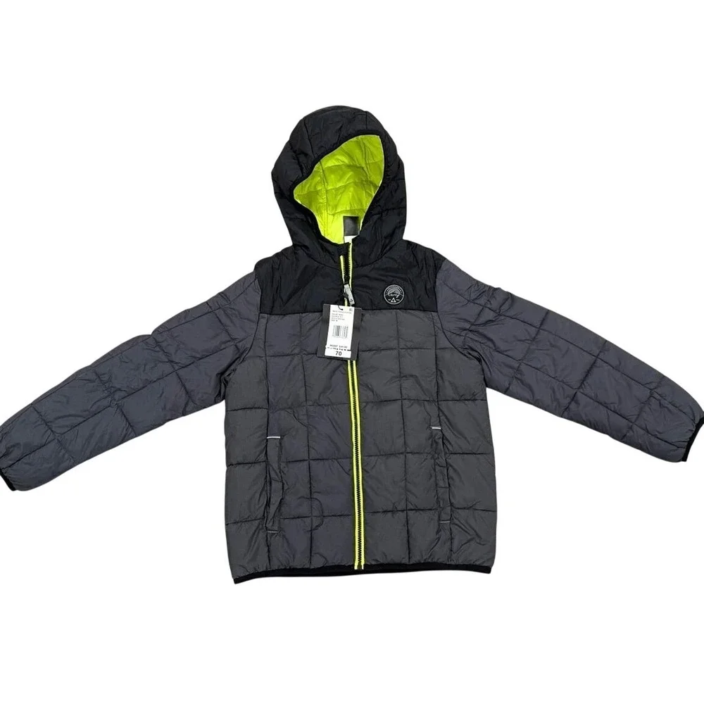 Gerry Torque Puffer Jacket Boys Medium Iron NWT‎